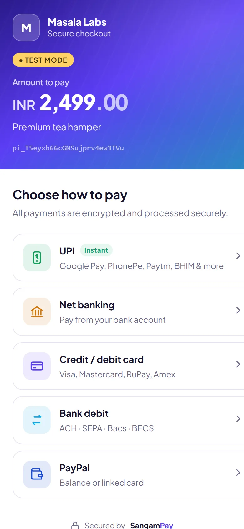 Mobile checkout